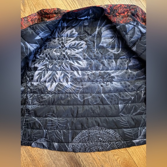 Desigual by Christian Lacroix Multicolor Butterfly Puffer Jacket - Picture 7 of 8